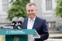 Former minister for finance Michael McGrath during the announcement at Government Buildings, Dublin that he is to be nominated as Ireland’s next European Commissioner (Gareth Chaney/PA)