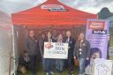 The Cancer Support Suffolk stand at the Suffolk Show where they were offering free skin checks