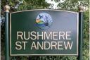 The new signs as you enter Rushmere hope to celebrate the area