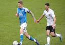 Armando Dobra, right, scored for Ipswich Town U23s in their 2-0 win at Peterborough this afternoon