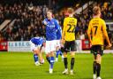 Keogh played 90 minutes for Ipswich at Cambridge on Tuesday night