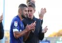 Kieran McKenna, pictured with Ipswich Town captain Sam Morsy at Morecambe