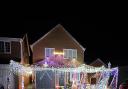 The display with over 40,000 lights set up by the Stout couple in memory of their daughter