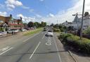 Temporary traffic lights have been put in place in Colchester Road