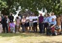 Many gathered to remember Rosa Weekes at the weekend.