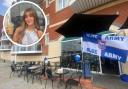 Former Love Island star Georgia Steele was spotted at Deluxe Coffee Bar in Ipswich