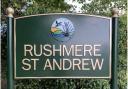 The new signs as you enter Rushmere hope to celebrate the area