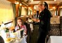 Britain's poshest train arrived in Ipswich offering a luxury afternoon tea trip