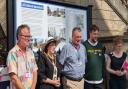 Maritime heritage was celebrated with a new information board during the open day.