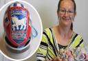 Ukrainian mum of four spreads culture by painting egg for Ipswich Town