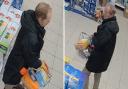 Images of a man who may have witnessed a robbery at Tesco have been released