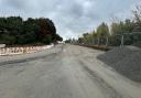 Work on the new link road in west Ipswich is ongoing