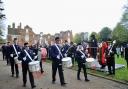 A parade was held in Christchurch Park on Remembrance Sunday