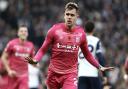 Sammie Szmodics celebrates his strike for Ipswich Town in their win at Spurs