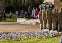 Ipswich falls silent to remember the fallen over Armistice Day.