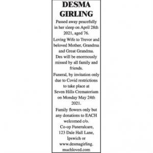 DESMA GIRLING