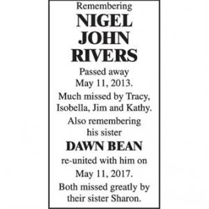 NIGEL JOHN RIVERS