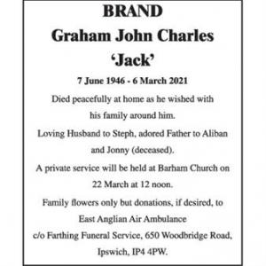 Graham John Charles BRAND
Jack