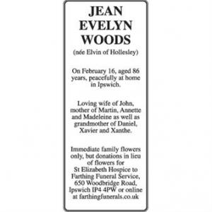 Jean Evelyn Woods