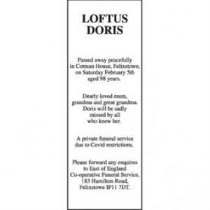 DORIS LOFTUS.