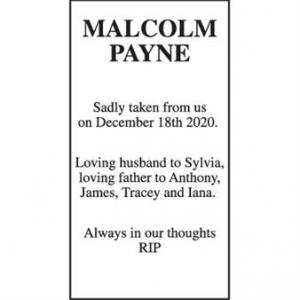 MALCOLM PAYNE