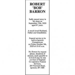 ROBERT BOB BARRON