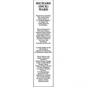 RICHARD (DICK) WARD