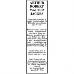 Arthur Robert Walter Jacobs