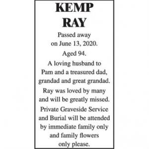 RAY KEMP