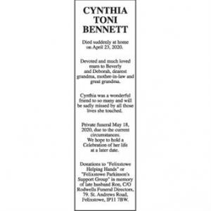 Cynthia Toni Bennett