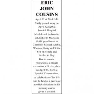 ERIC JOHN COUSINS