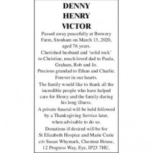 HENRY VICTOR DENNY