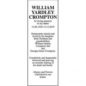 WILLIAM YARDLEY CROMPTON