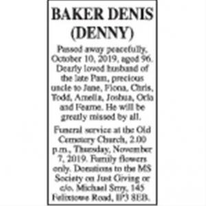 DENNIS BAKER (DENNY)