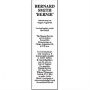 BERNARD SMITH BERNIE