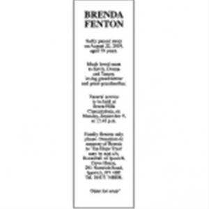 BRENDA FENTON