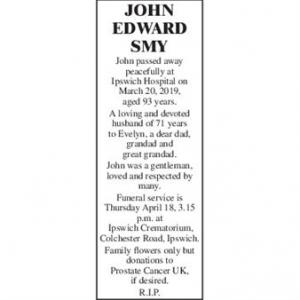 JOHN EDWARD SMY