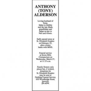 ANTHONY (TONY) ALDERSON