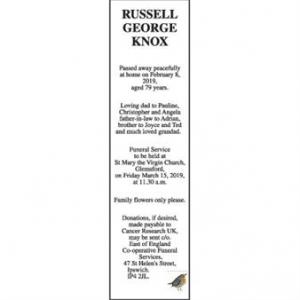 RUSSELL GEORGE KNOX