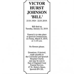 VICTOR HURST JOHNSON