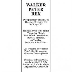 Peter Rex Walker