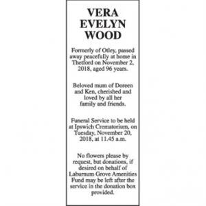 Vera Evelyn Wood