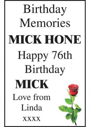 MICK HONE