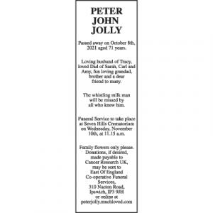 Peter John Jolly