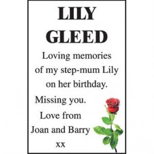 LILY GLEED