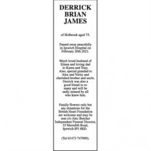 Derrick Brian James