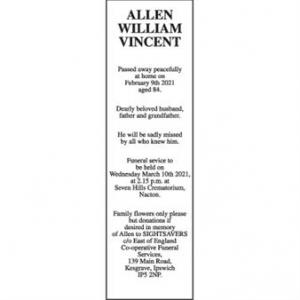 Allen William Vincent