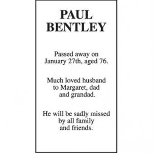 PAUL BENTLEY