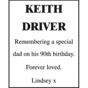 KEITH DRIVER