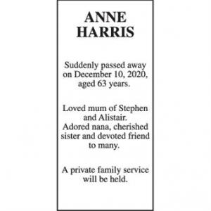 ANNE HARRIS